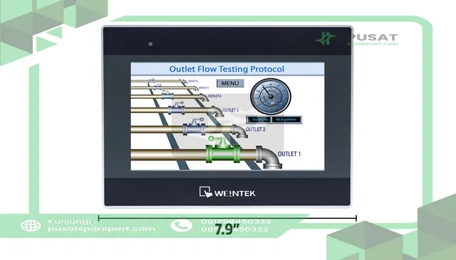 Maple Systems CMT3071 HMI Display, 7.0in TFT LCD, 2 Ethernet, 4 GB/1 GB, 1GHz, CANbus, cMT3000 Series