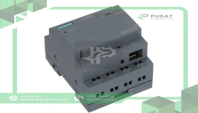 Siemens 6ED10522MD080BA0 PLC, Logic Controller, 12/24V Relay,8 DI (4AI)/4 DO, RJ45, W/O DI, Logo 8 Series - gambar 3