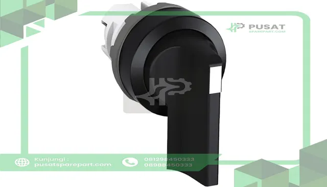 ABB M2SS2-40B10 2Pos, Knob, A-C, Blk, Bp, 1No