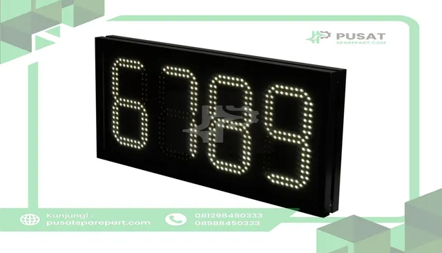 Carlo Gavazzi, Inc. SBPDIS4 Carpark Display, Digital, 4 Digits, H 215 x W 467, Black, IP54, SBPD Series