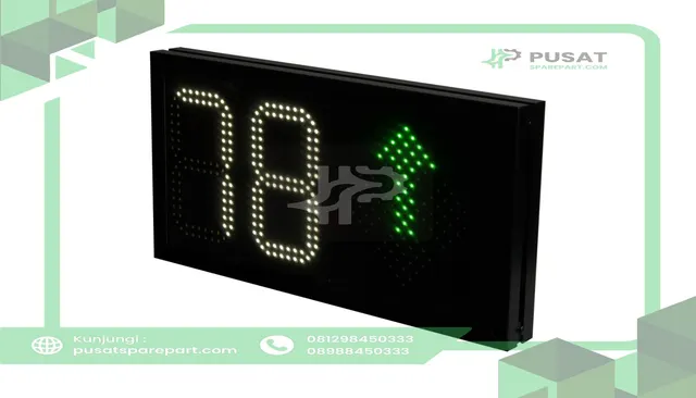 Carlo Gavazzi, Inc. SBPDIS2AR Carpark Display, Digital, 2 Digits, H 215 x W 428, Black, IP54, SBPD Series