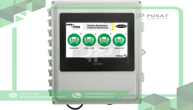 Banner Engineering SOLUTIONSKIT2-VIBE-MH MultiHop Vibration Solutions Kit, HMI, Enclosure, Pre-Progammed Imperial Units