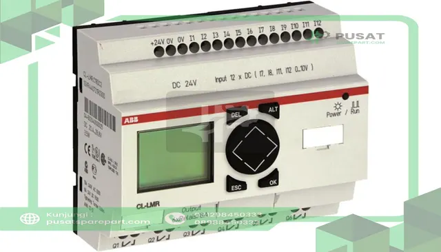 ABB 1SVR440722R0300 Logic Relay, W/Display + Keypad, 12IN/6 Relay Out, Expandable, 24V AC