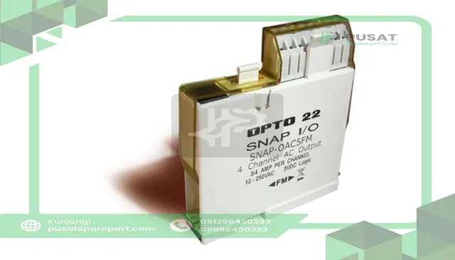 Opto 22 SNAP-OAC5FM Module, SNAP 4-Ch 12-250 VAC Digital Output Module, Factory Mutual Approved