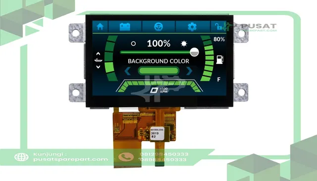 Newhaven Display International NHD-4.3-800480MB-ASXP-CTP 4.3 inch mountable IPS TFT 800x480 px with Capacitive Touch