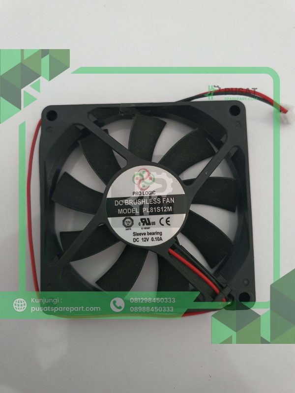 Pro Logic PL81S12M 8cm 8015 80mm fan 12V 0.10A 2 Kabel