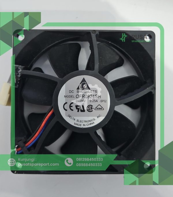 Delta QFR0824SH 24V 8cm 0.25A 3 kabel cooling fan