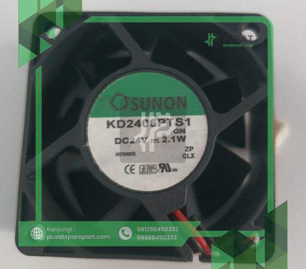 Sunon KD2406PTS1 24v fan 60 60mm 6cm 6025 2.1W 2 kabel drive cooling fan