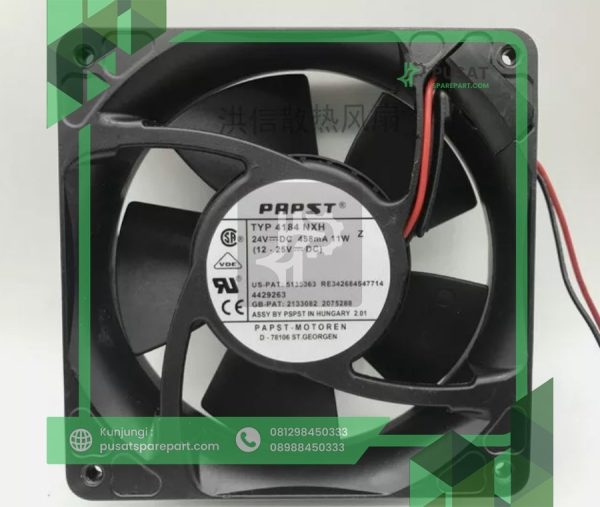 FAN PAPST TYP 4184 NXH TYP4184 nxh Cooling Fan DC 24V 2 Kabel