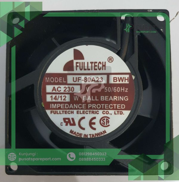 Fulltech UF-80A23 BWH AC 230 14/12W Kipas