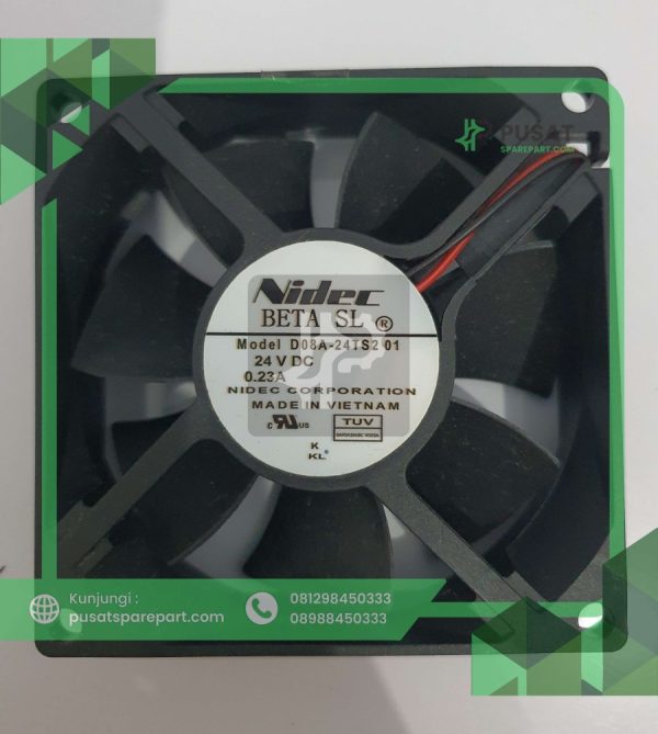 D08A-24TS2 01 05 07K DC24V Volt 0.23A kipas inverter 8cm 8025