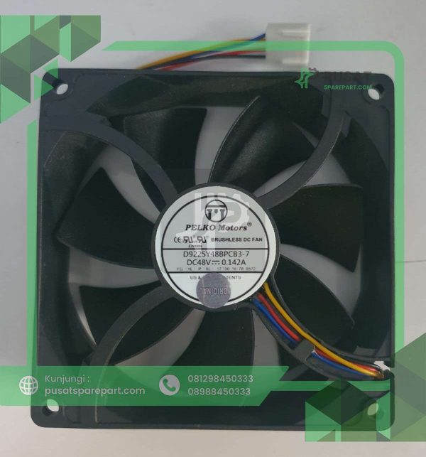 D9225Y48BPCB3-7 DC48V 0.142A four-wire PWM speed regulating