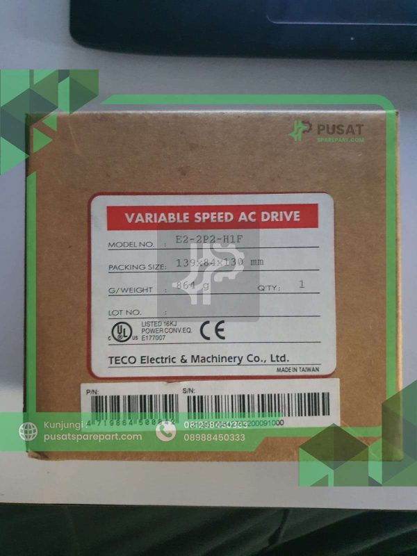 E2-2P2-H1F Inverter 0.2KW 220V