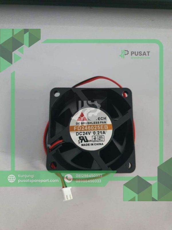 FD246025EB Inverter cooling fan 60*60*25mm DC24V 0.21A 2-wire
