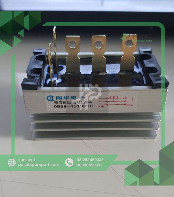 SQL20A 20amp generator diode rectifier bridge three phase power