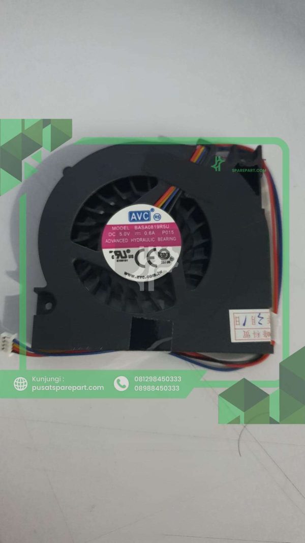 AVC BASA0819R5U, P015 DC 5V 0.6A 4-Wire Server Baer Fan