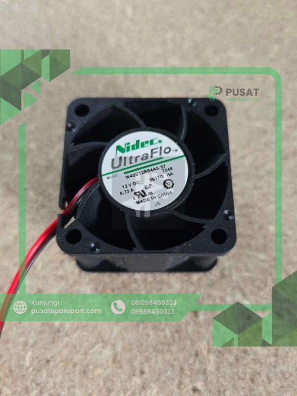 NIDEC 4028 0.73A W40S12BS4A5-57 40*40*28MM 12V 2 wire fan