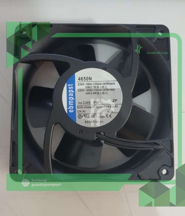 Cooling Fan 4650N-465 AC 230V 50/60HZ 19w/5.7w